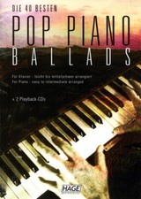 Die 40 besten Pop Piano Ballads 1 (incl. 2 CD) - PORTOFREI VOM MUSIKFACHHÄNDLER