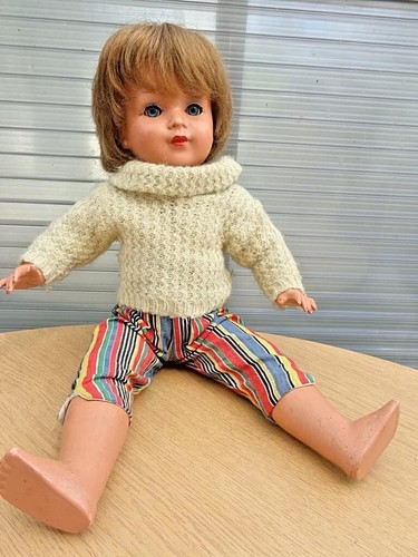 Alte puppe echthaar - puppe, 45