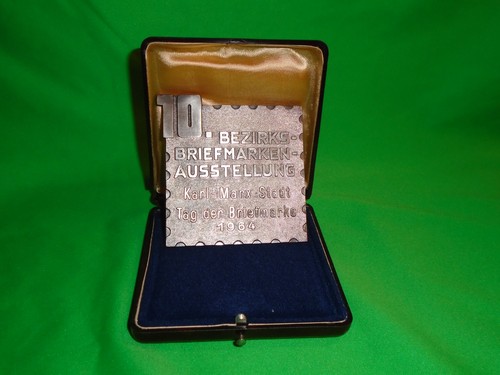 Plakette bezirks briefmarken - plakette,