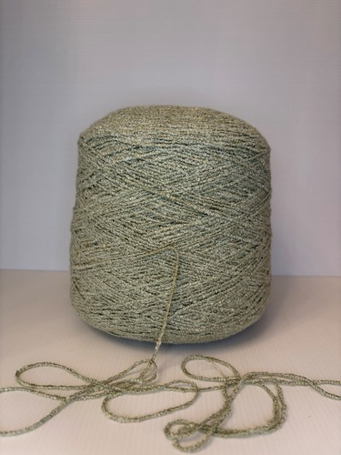Viskose garn boucle hellgrün - viskose,