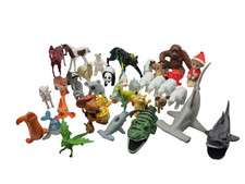 Tierfiguren Konvolut Sammlung Spielfiguren Fische Affe Pferd Sandmännchen Bundle