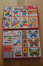 Zwei Kästen Mosaik , Kobold und Schmetterlinge , ca 1970er Jahre