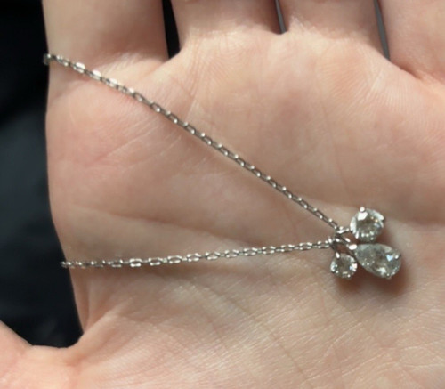 Swarovski kette silber - kette,, 40cm