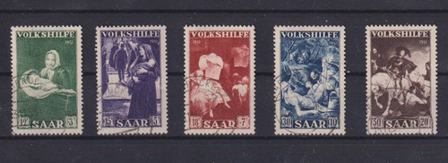 Saarland 1951 309 313 - saarland, 309-313