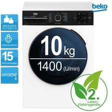 BEKO Waschmaschine 10 kg SteamCure Watersafe Coldwash- Wasser RO_BM3WFU31041R_R