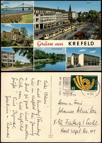 Krefeld crefeld mehrbild - crefeld, mehrbild-ak