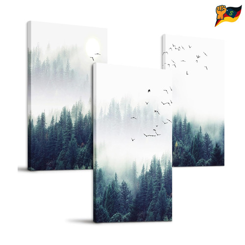 Wandbild wald 30x40 - wandbild,
