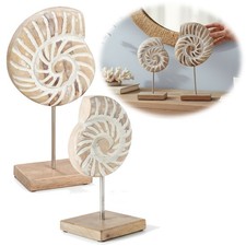 2x Deko Objekt Muschel Set