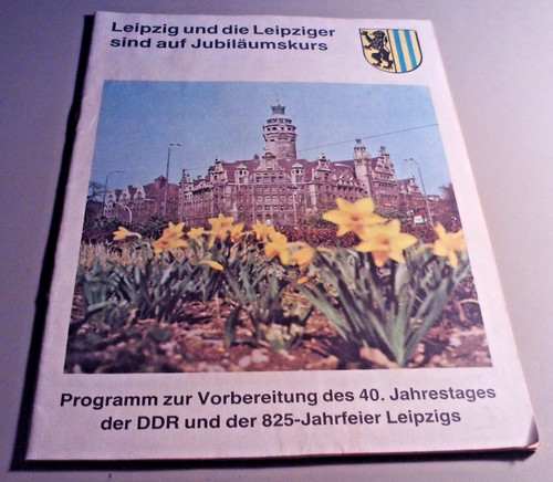 Leipzig ddr 1989 reklame zum - leipzig,