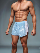 Shiny Athletic Sprint Shorts