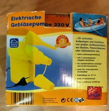 Elektrische Gebläsepumpe Luftpumpe für Schlauchboot, Planschbecken, Gästebett