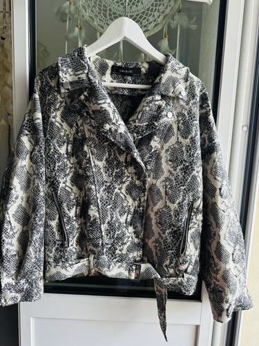 Zara jacke schlangen print - zara, im