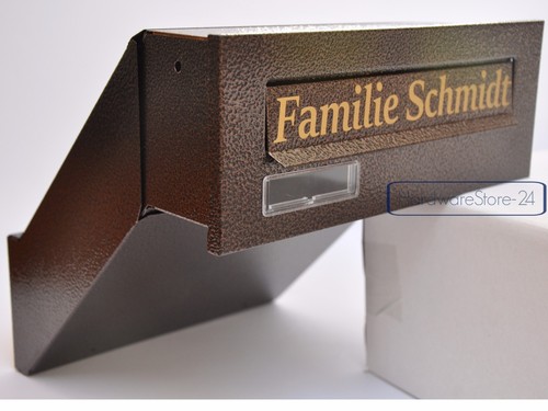 Mauerdurchwurf briefkasten - mauerdurchwurf,