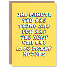 Grußkarte One Minute Young