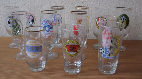 Ddr bierglas sport motiv glas - ddr,