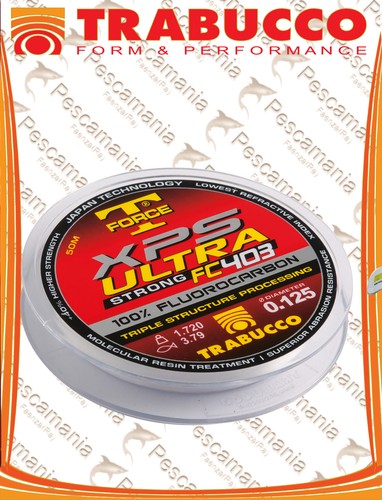 Fluorcarbon rein 100 trabucco - fluorcarbon, 100%
