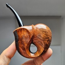 Tabakpfeife vom Meister Dragomir-Freehand Smooth Briar Smoking pipe-NEU-ALEXA 