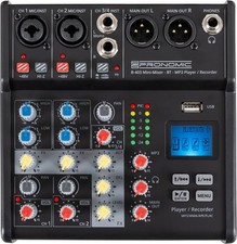 DJ PA 4-Kanal Mini Mixer