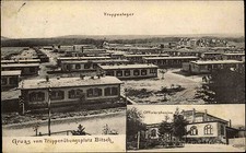 BITSCH Bitche Militär Truppen Übungsplatz Offizierskasino Barracken AK 1909