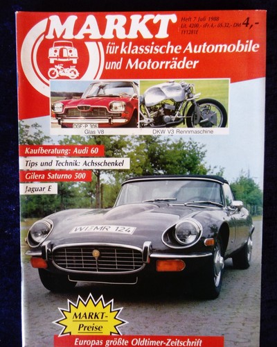 Oldtimer markt 1988 glas - oldtimer,