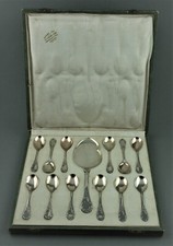 Jugendstil Eis Besteck für 12