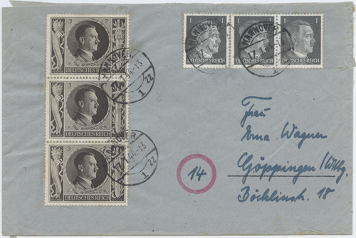 Deutsches reich 1944 brief - reich,