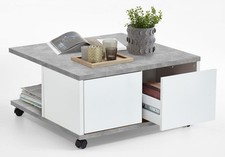 TWIN 1 Couchtisch auf Rollen