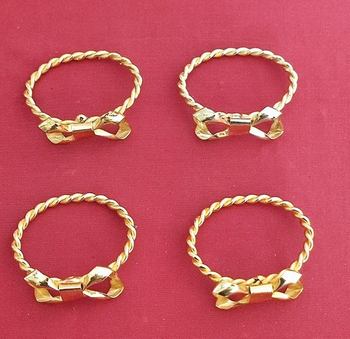 Serviettenringe goldfarben - , 4