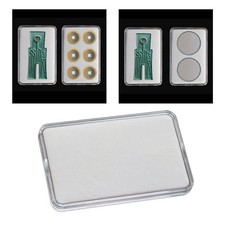 Durchsichtige Münzsammlung