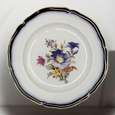 KPM Berlin Große Teller Rarität mit Blumen Motiv 25cm
