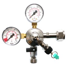 Kohlendioxid Druckminderer 7 Bar Getränke Bier Wein für Co2 Kohlensäure zapfen 