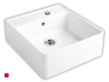 Villeroy & Boch Spülstein Einzelbecken Weiß (alpin) Keramik Küchenspüle Aufsatz 