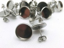 Edelstahl Ohrstecker für