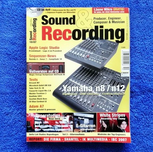 Sound recording 2007 mit - &,