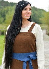 Battle-Merchant Wikinger Wollgürtel Joan, Gürtel Stoffgürtel blau