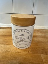 KHG Knoblauch Topf Keramik