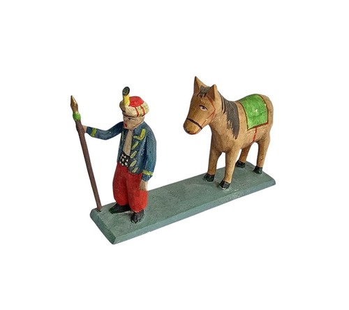 Grulicher krippenfigur pferd - krippenfigur, "pferd