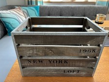 Deko Holzkiste New York Vintage