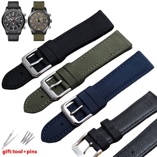 Nylon leder uhrenarmband für - leder,