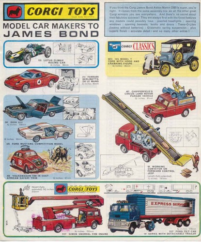 Corgi toy original katalog - original,
