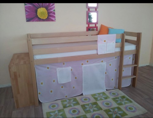 Hochbett vorhang umrandung - hochbett,