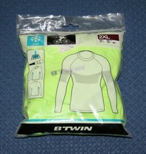 Unterziehshirt Größe 2XL Rad-Shirt Thermo neon-gelb/grün