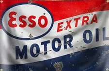 Esso Oil Flagge Fahne Banner