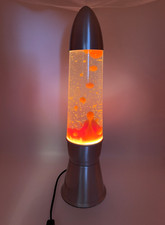 Lipan Lavalampe Orange LP-10 A E27 40Watt Retro 45 cm Rakete