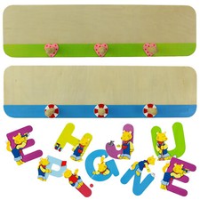 Garderobe für Buchstaben