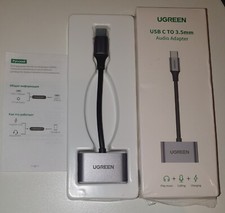 UGREEN USB C auf 3.5mm Klinke Adapter mit Schnellladen USB C Kopfhörer Adapter
