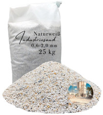 weißer Quarzsand Kunstharz