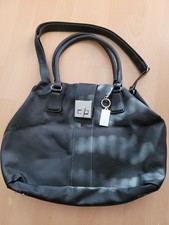 Handtasche Shopper s.oliver schwarz wie NEU Kunstleder