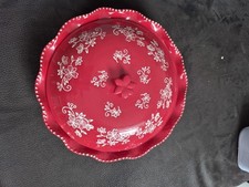 TEMPTATIONS Auflaufform mit Deckel Rot Von Qvc... Porzellan/Keramik 