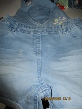 Jeans Latzhose kurz gr 122